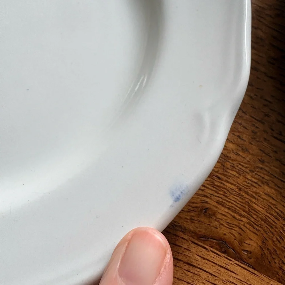 J&G Meakin Royal Staffordshire Heirloom Ironstone white set of 4 Plates ~7 in